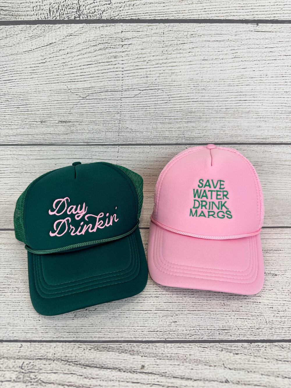 Unbranded Set Of 3 Summer Margs/Day Drinkin' Hats One Size